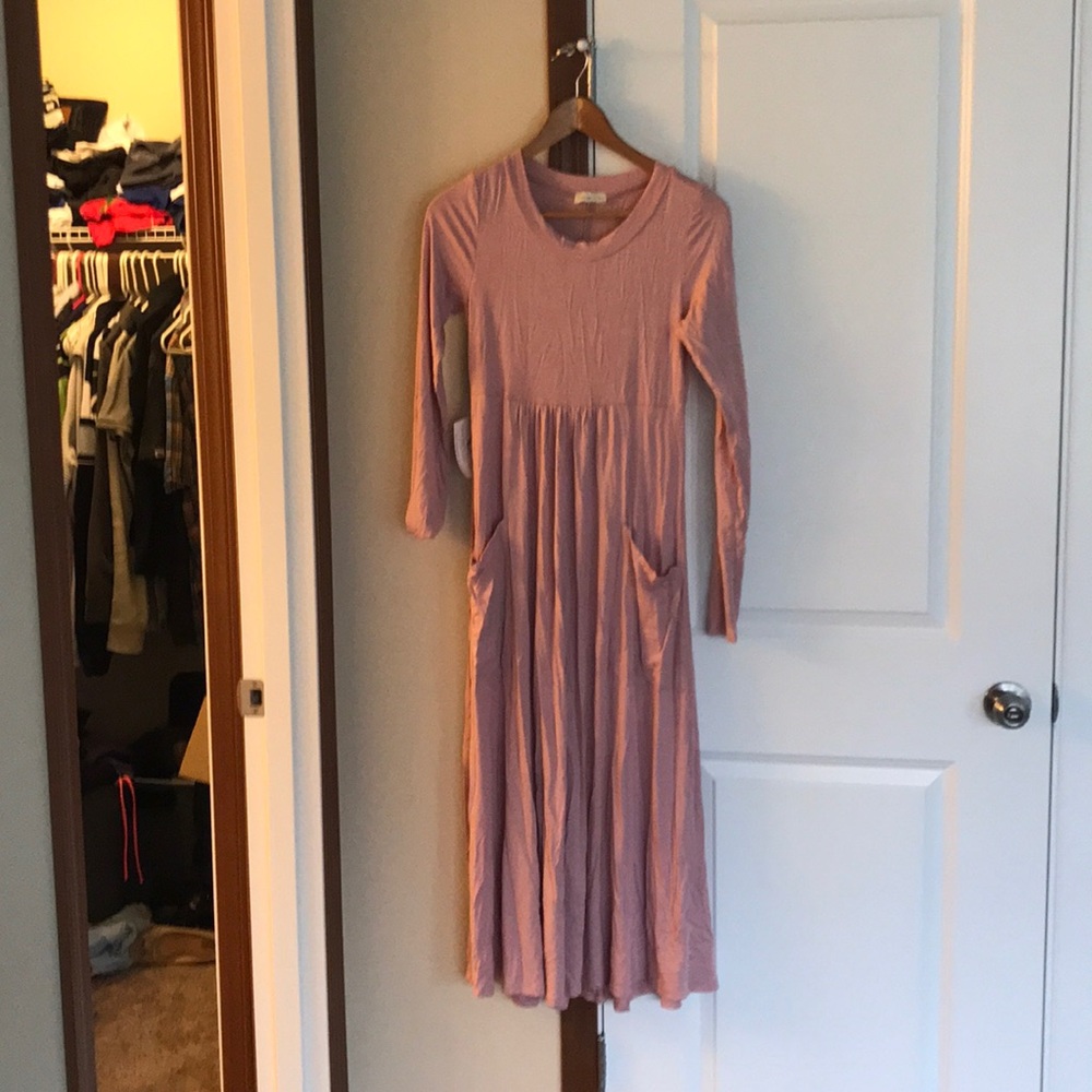 Pink above ankle maxi dress bought from Neesees
